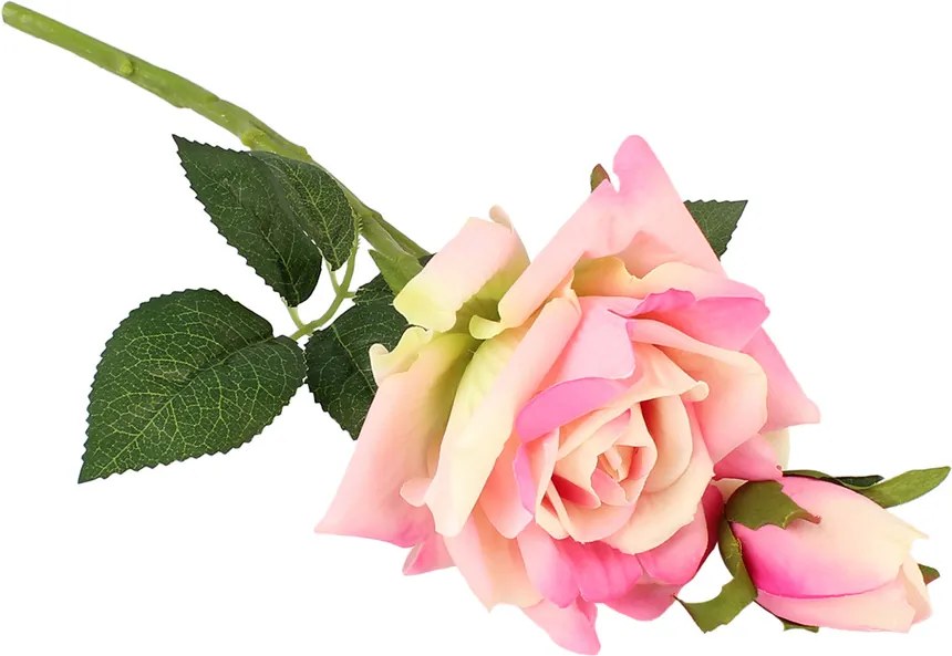 Umelá rozkvitnutá Ruža s pukmi