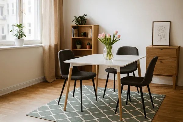 Jedálenský stôl MODE biely FAT1132