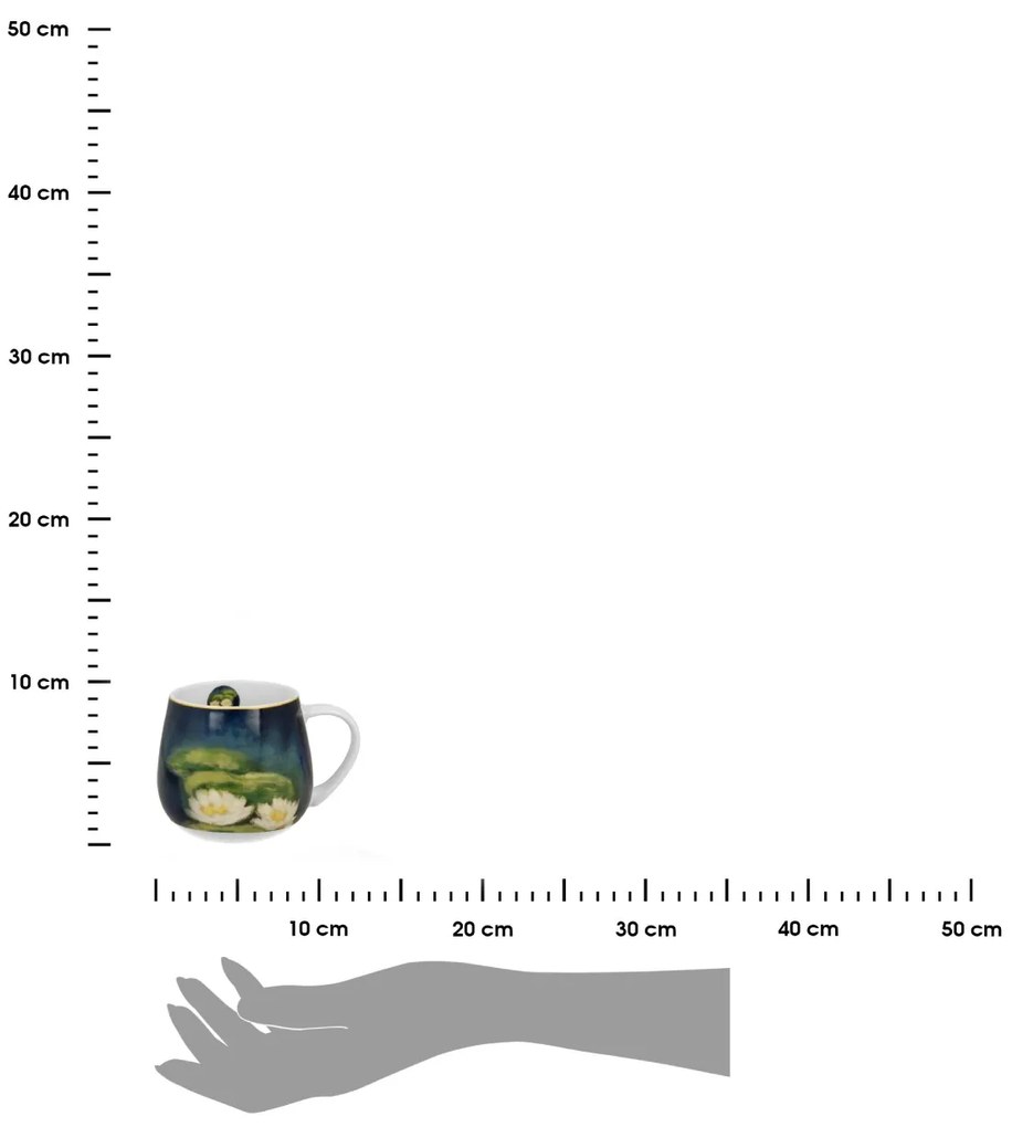 Duo Porcelánový hrnček Monet Nenufars 430 ml