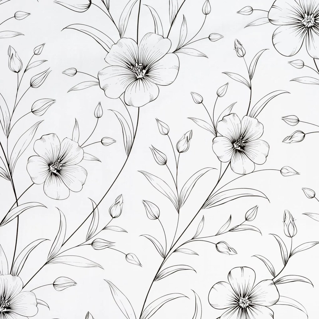 SATÉNOVÉ OBLIEČKY SPRING33 200X220 CM, 2 KS 70X80 CM KVETY