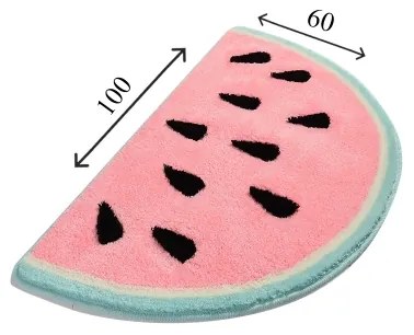 Kúpeľňová predložka KARPUZ 60x100 cm melón