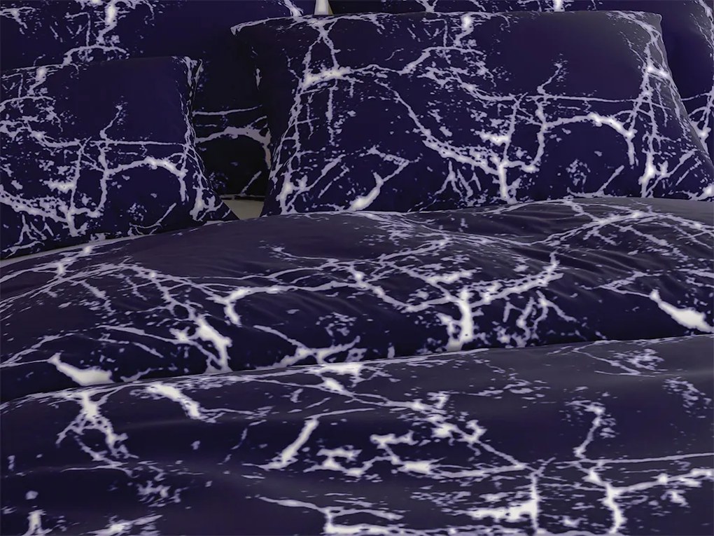 Bavlnené obliečky TEMPESTA fialové Rozmer obliečky: 70 x 90 cm | 140 x 200 cm