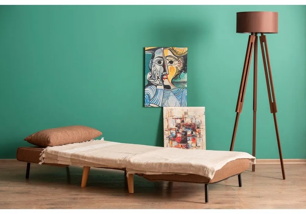 Hnedé kreslo Folde – Artie