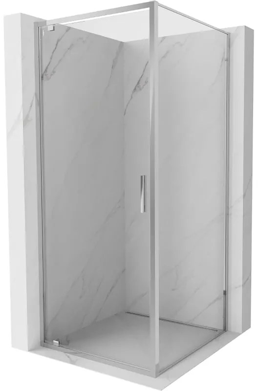 Mexen Exo, sprchovací kút s krídlovými dverami 90 x 90 cm, 6mm číre sklo, chrómový profil, 8181-090-090-01-00