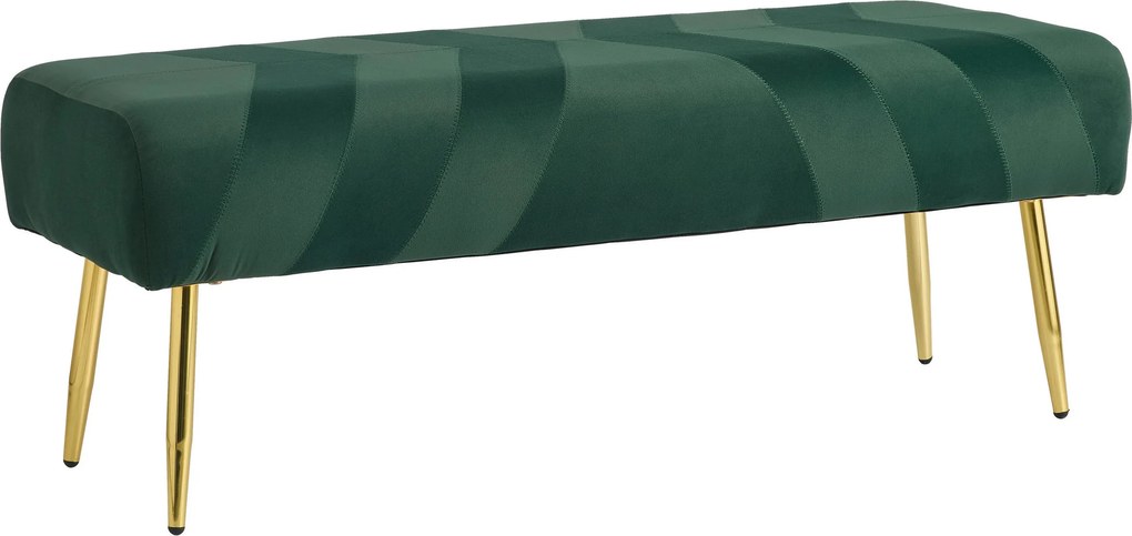 XXXLutz DLHÁ TABURETKA, kov, textil, kompozitné drevo, 110/41/43 cm MID.YOU - Online Only drobný nábytok - 000756003201