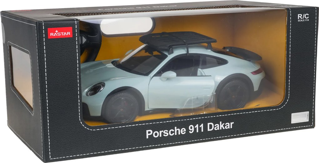 R/C auto na diaľkové ovládanie 1:14 Porsche 911 Dakar mätové RASTAR