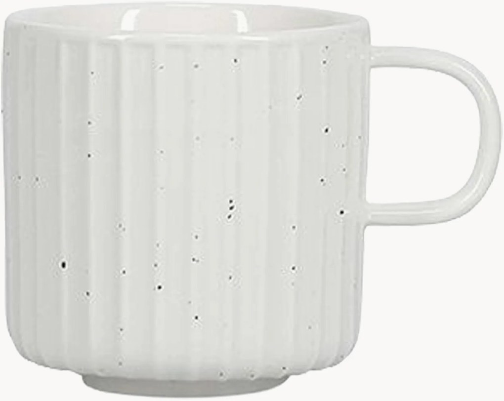 Hrnčeky z nového kostného porcelánu Ora Gloss, 4 ks