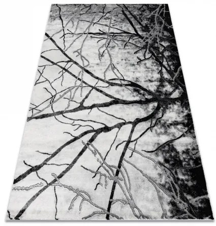 Koberec EMERALD 3820 glamour, štýlový strom sivý