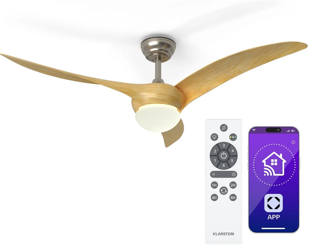 Monteverde stropný ventilátor s stmievateľným svetlom