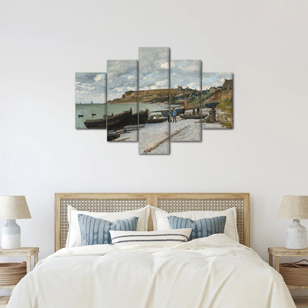Obraz - Claude Monet, Sainte Adresse, reprodukcia (150x105 cm)