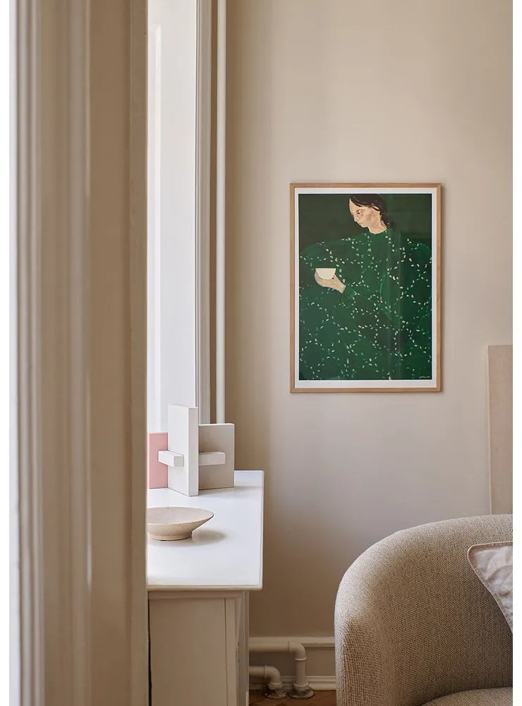 The Poster Club Plagát Coffee Alone At Place De Clichy by Sofia Lind 50x70 cm