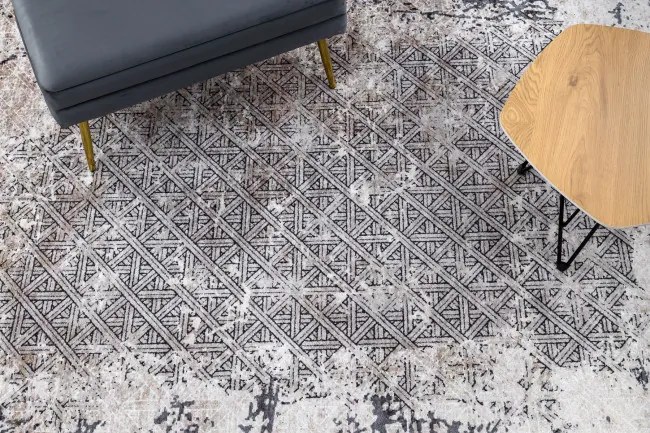 Koberec MIRO 51864.804 Vintage, kocka sivý