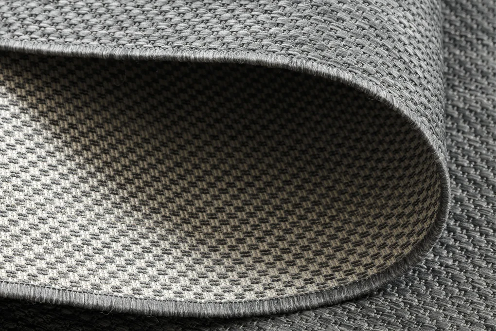 Koberec SISAL FLAT 48663/920 antracit HLADKÝ