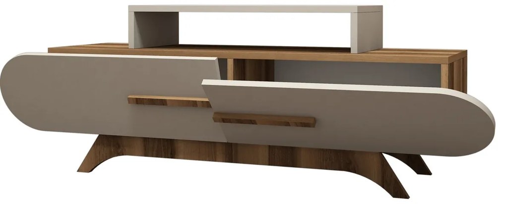 TV stolík Rose Walnut Cream