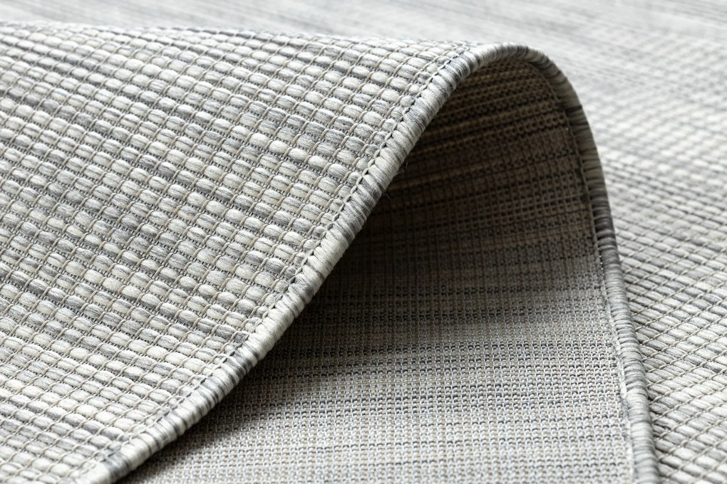 Šnúrkový koberec SIZAL PATIO 2778 Plocho tkaný, sivý
