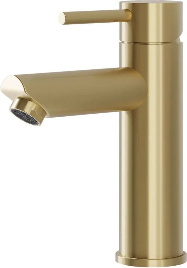 Umývadlová batéria RINGSTED 17,8 cm, kartáčovaná mosadz