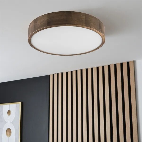 Brilagi - LED Stropné svietidlo CARVALHO 3xE27/60W/230V dub orech pr. 47 cm