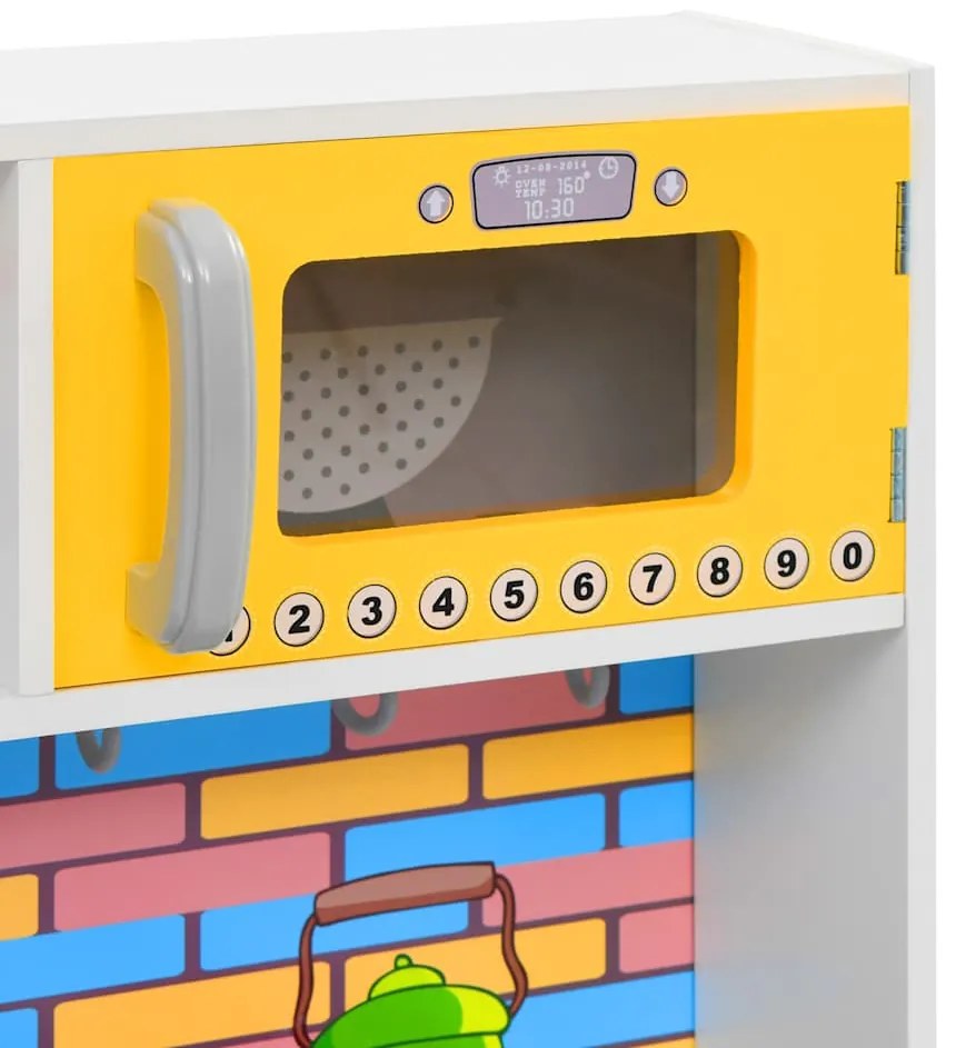 Detská kuchynka MDF 80x80x85 cm viacfarebná