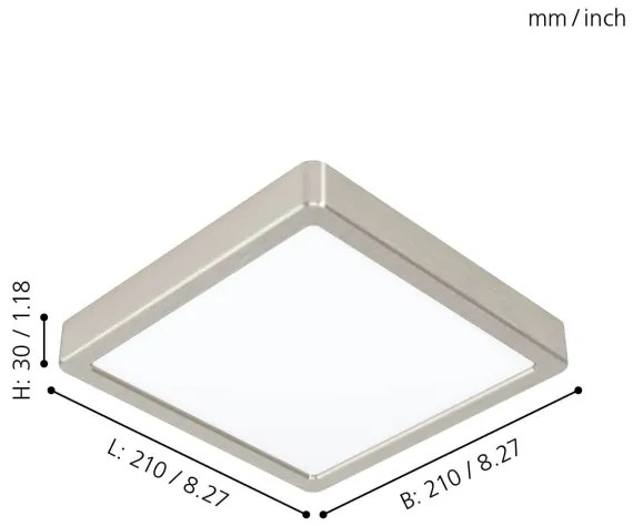 Eglo 99253 - LED Stropné svietidlo FUEVA 5 LED/16,5W/230V