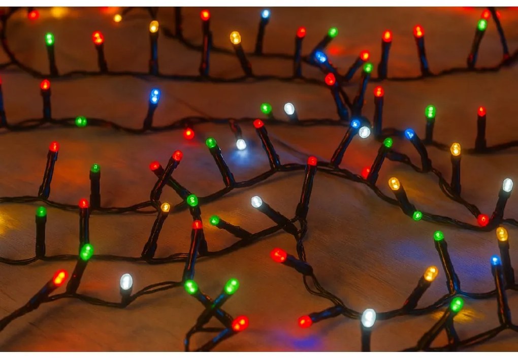 Vianočné svetielka vonkajšie FLASH multicolor 100 LED