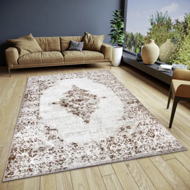 Koberec Hanse Home Shine Retro krémový / hnedý
