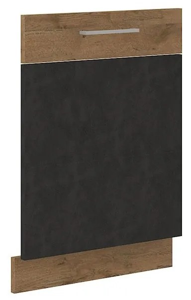 Front umývačky riadu Woodline ZM 713 x 596, Farby: dub lancelot + dark wood