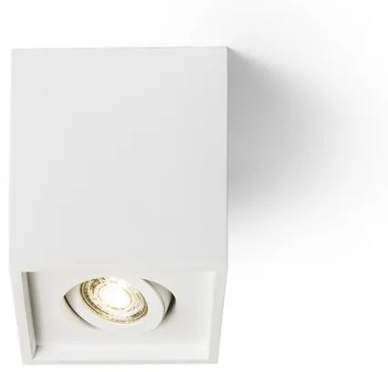 RENDL COLES SQ stropná sadrová 230V LED GU10 15W R13438