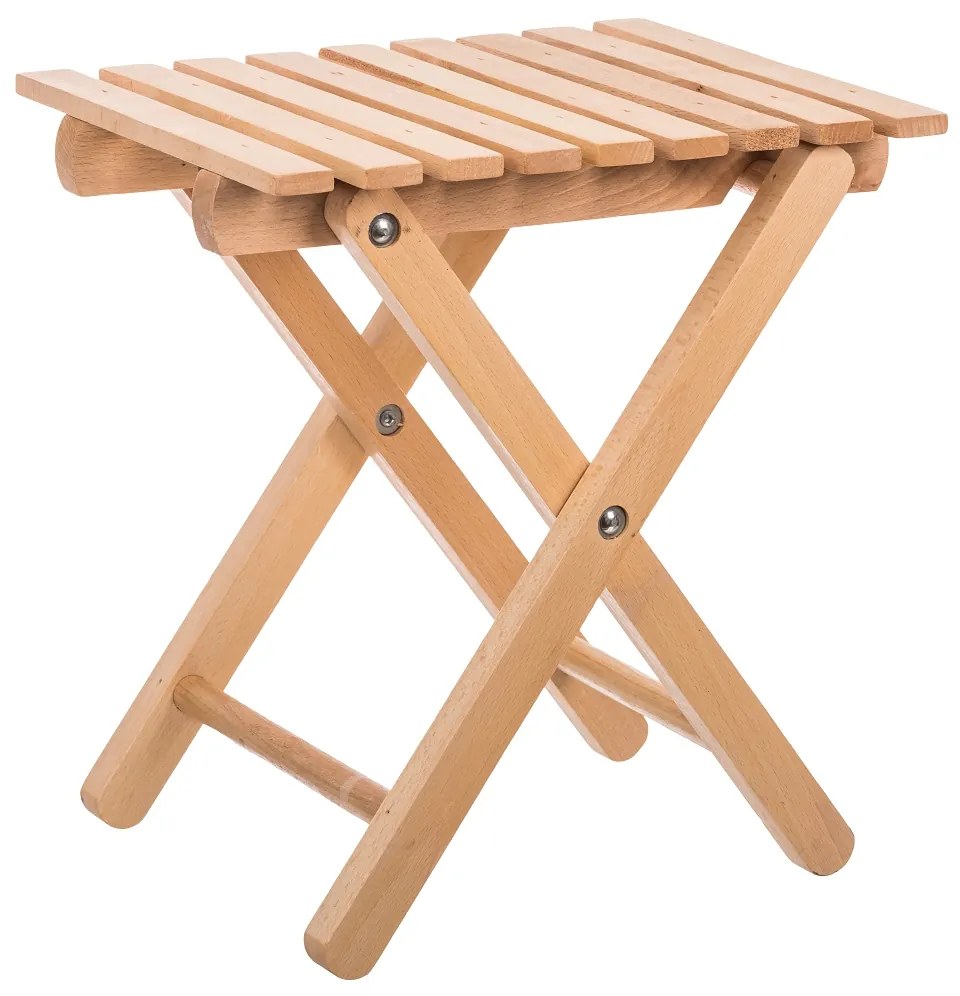 ČistéDrevo Drevená skladacia stolička