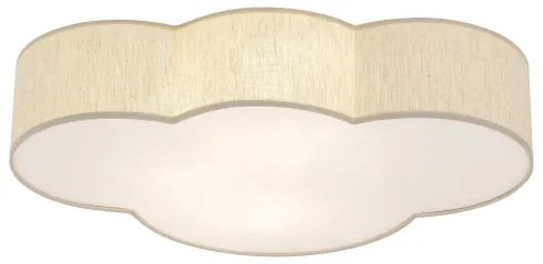 Brilagi - Detské stropné svietidlo NIMBUS LINEN 4xE27/15W/230V 46x63 cm béžové
