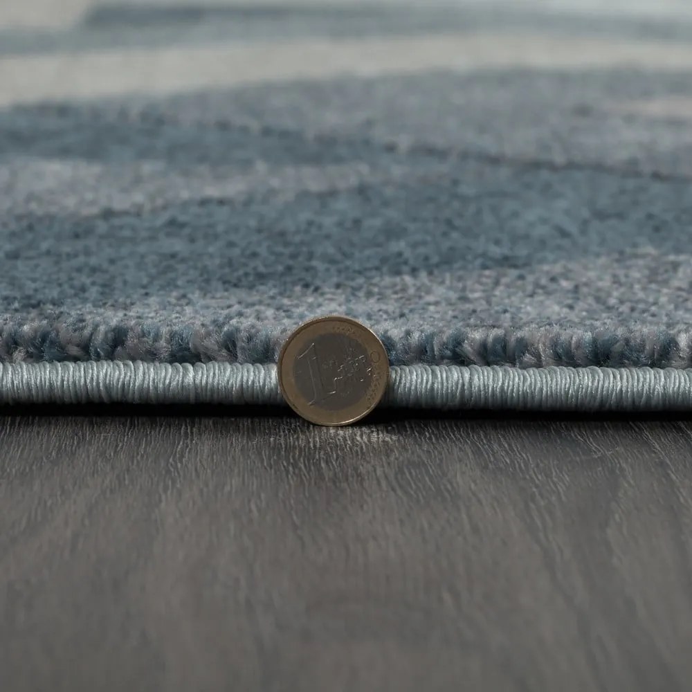 Modro-sivý koberec Flair Rugs Aurora, 200 x 290 cm