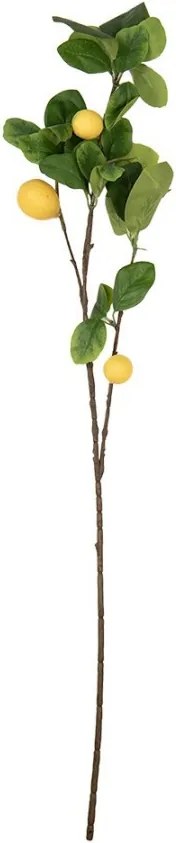 Dekorácia umelá vetvička citrónovník Lemon Tree - 10*7*73 cm