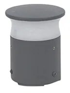 Moderná vonkajšia lampa tmavosivá 12 cm vrátane LED - Bar