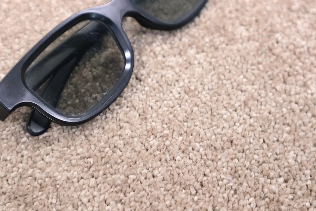 Kusový koberec Laguna béžová štvorec, 150x150, béžová, obývacia izba, Vopi