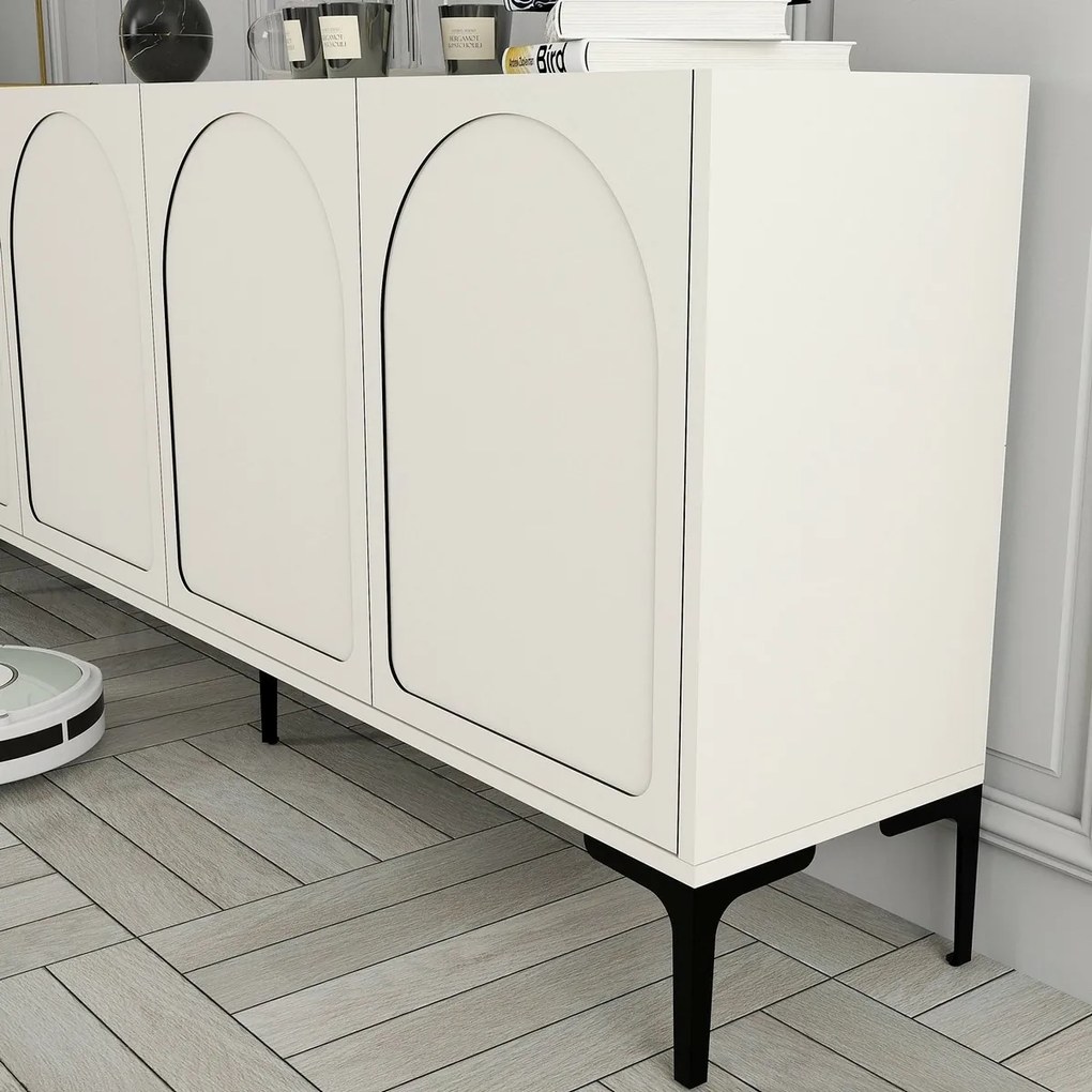 Skrinka Lyon Cream and Black