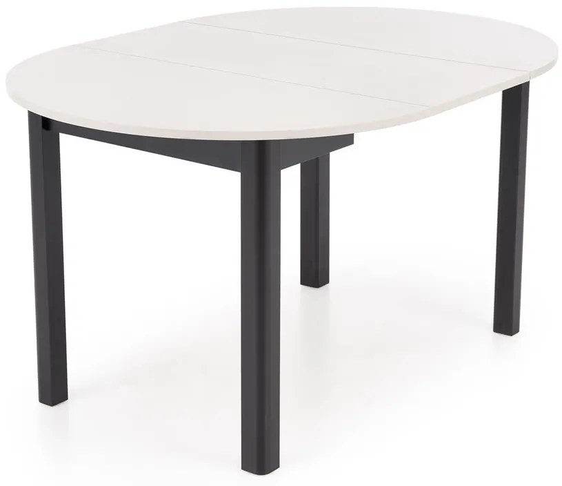 Rozkladací jedálenský stôl Ringo 102/142 cm kašmírový/čierny