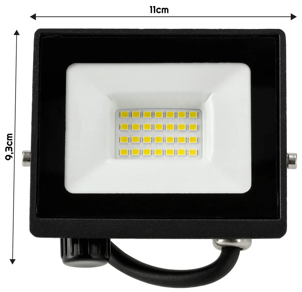 BERGE LED reflektor 2v1 - 20W - neutrálna biela
