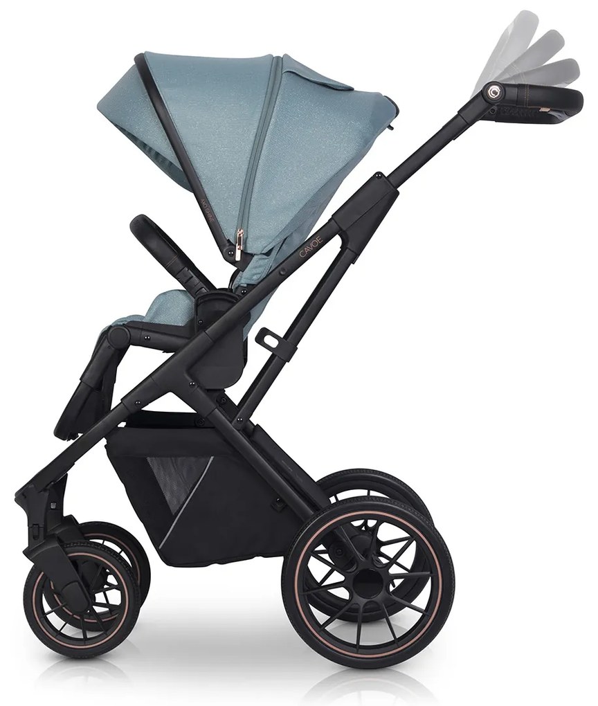 Športový kočík Cavoe Axo Shine Boho Green