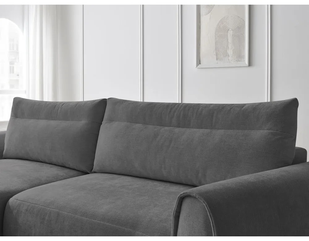 Sivá rohová pohovka Aden – Bobochic Paris