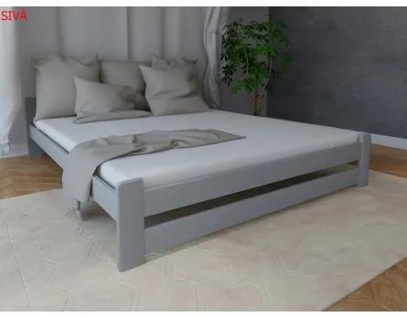 Sammer Drevená posteľ v rôznych farbách bez čela DIANA DIANA 140 x 200 cm Orech