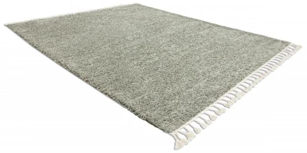 Kusový koberec Shaggy Berta zelený 180x270cm