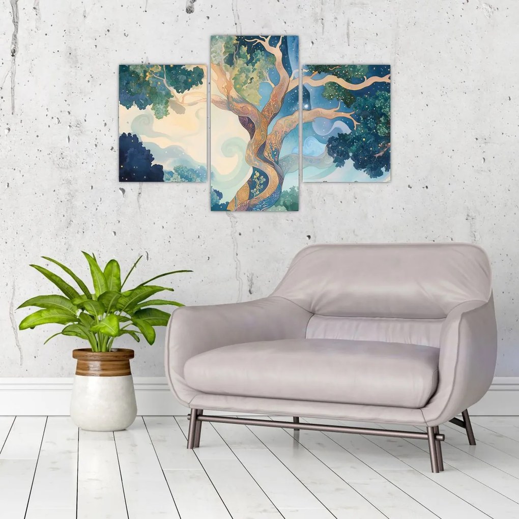 Obraz – Vesmírny strom (90x60 cm)