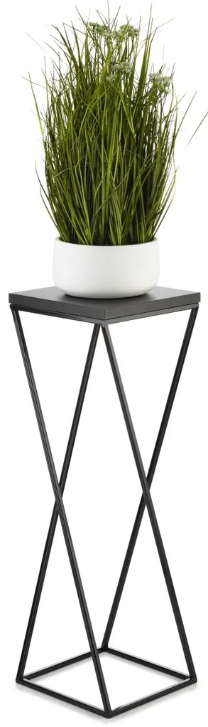 STOJAN NA KVETINÁČ LOFT7 70X24X24 CM ČIERNA