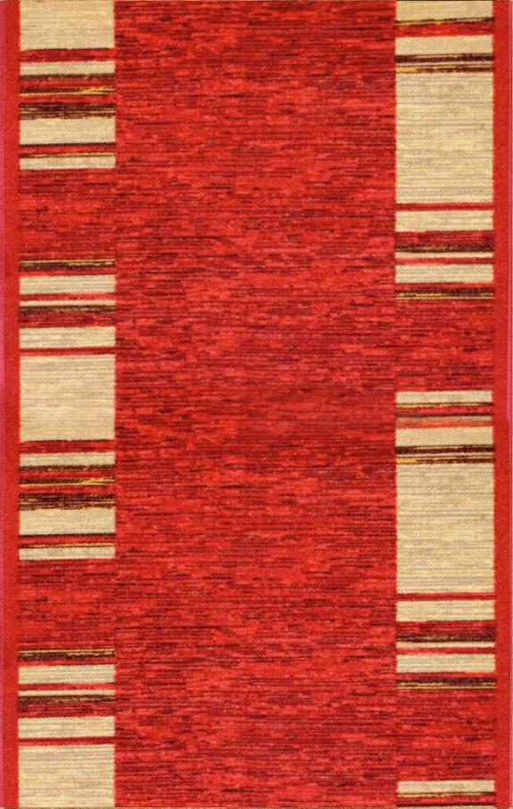 Associated Weavers koberce Protišmykový na mieru behúň Adagio 31 červený - šíře 80 cm s obšitím