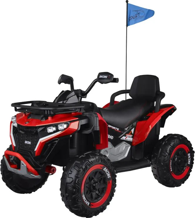 JOKOMISIADA Veľká detská štvorkolka na akumulátor 4x4 PA0328 červená