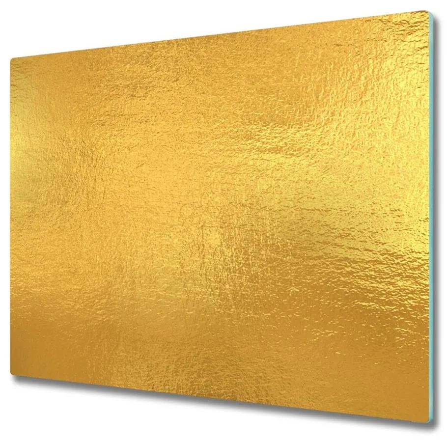 Sklenená doska na krájanie Zlatá fólia pozadia 60x52 cm