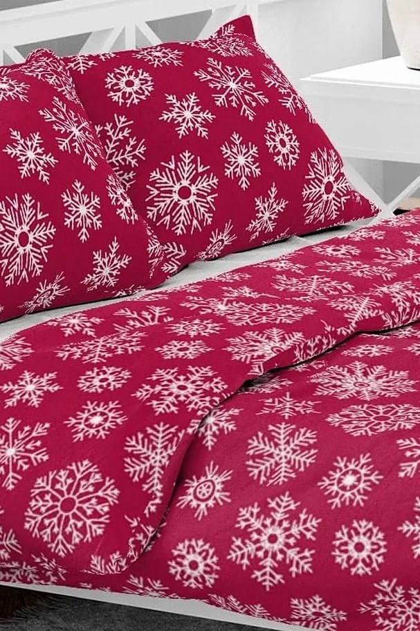 Obliečky Vianočná pohoda A/1 Bavlna 70x90 140x200 cm