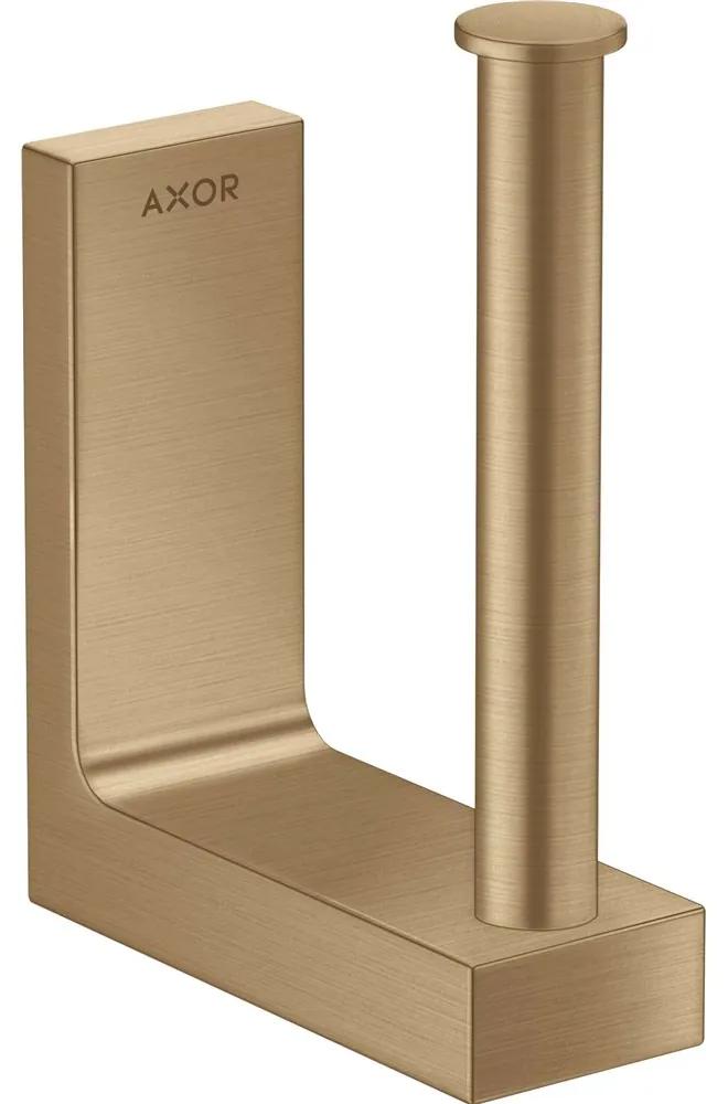 AXOR Universal Rectangular držiak náhradného toaletného papiera, kartáčovaný bronz, 42654140