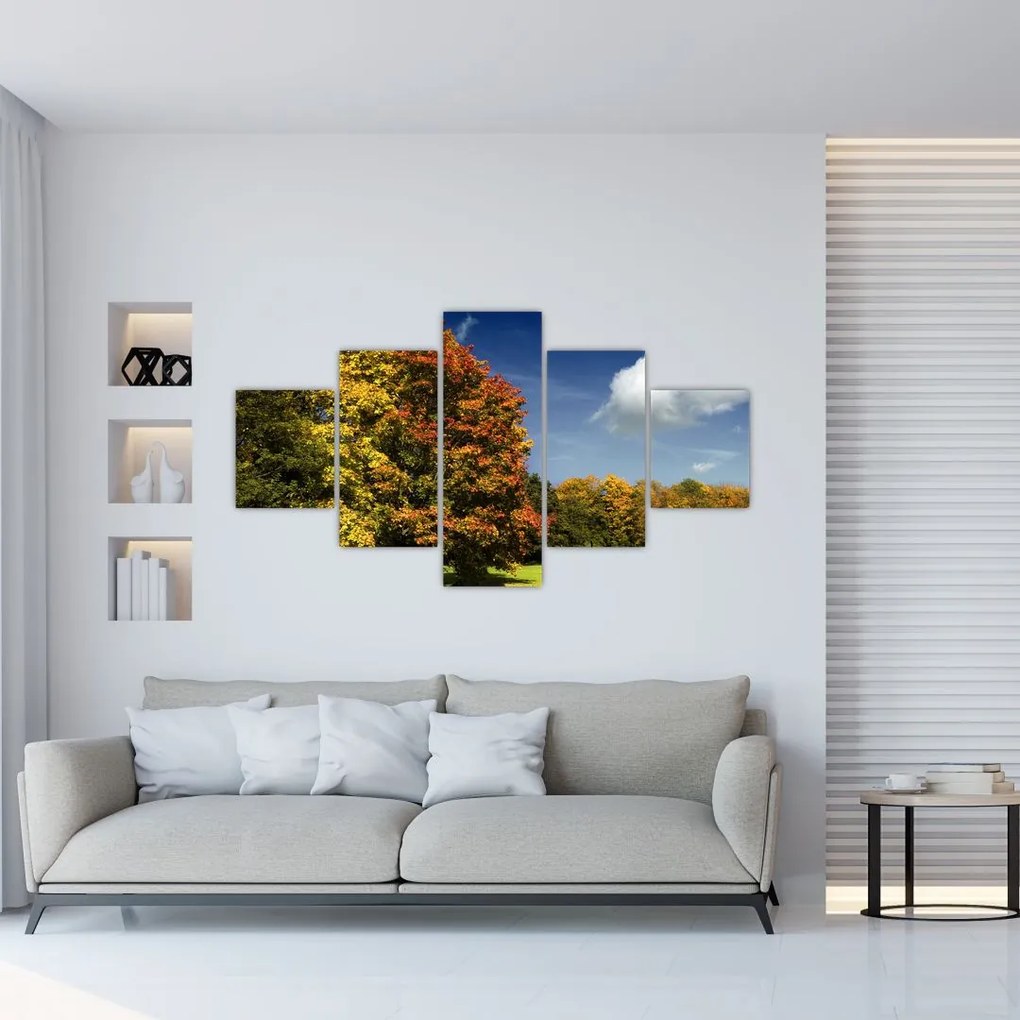 Jesenná krajina, obraz