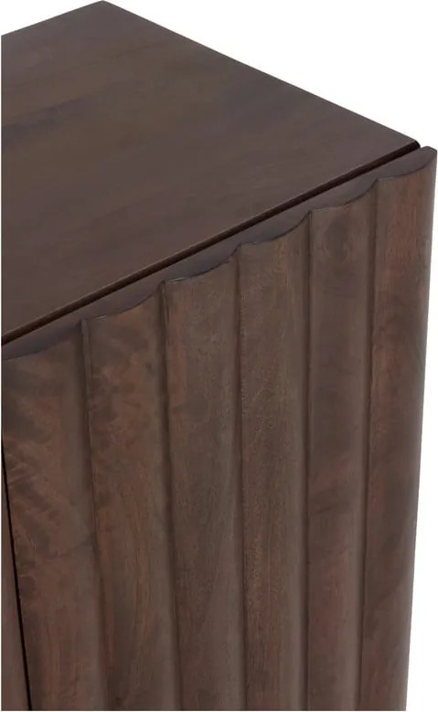 Hnedá komoda z mangového dreva 160x80x40 cm Tamira – MOME