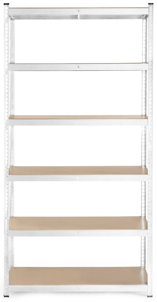 Skladový regál 222x110x50 cm, 6 políc, nosnosť 1050 kg, ModernHome